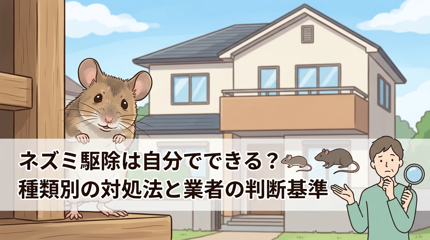 ネズミ 駆除 自分で